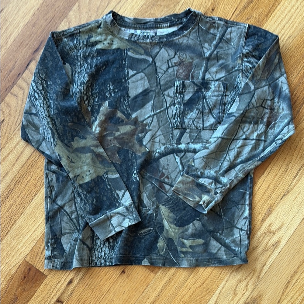 Camouflage Long Sleeve Kids Shirt